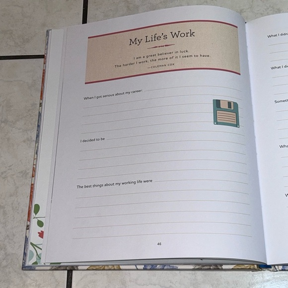 NEW Bluestreak Books Grandfather’s Journal-Memories & Keepsakes For My Children - Picture 8 of 10